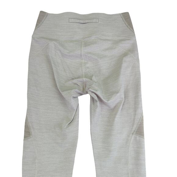 Outdoor Voices Gray Tan Stripe‎ Cropped Leggings Women's Size Small - Picture 5 of 7